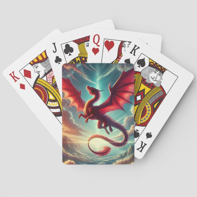 Red Dragon Casinokort (Baksidan)
