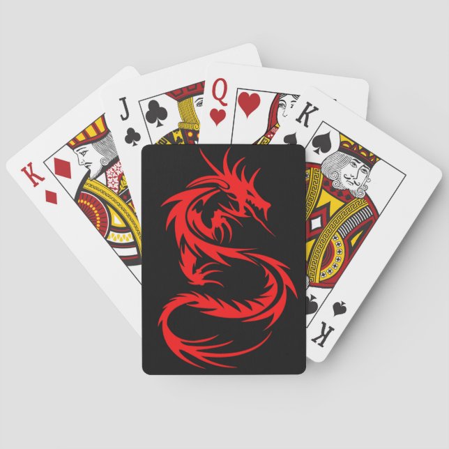 Red Dragon Casinokort (Baksidan)