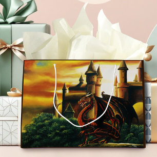 Red Dragon Castle Fantasy