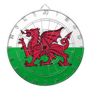 Red Dragon Celtic Flagga of Wales & Welsh Darttavla