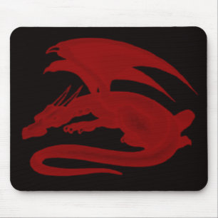 Red Dragon Drakon Maionios Mouse Pad Musmatta