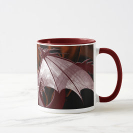 Red Dragon & Flames Fantasy Mugg