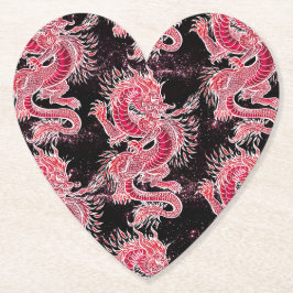 Red Dragon Galaxy Underlägg Papper