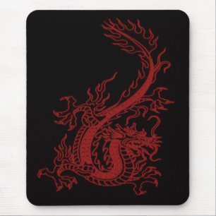 Red Dragon Glaurung Mouse Pad Musmatta