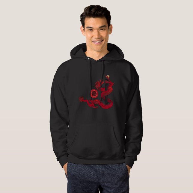 Red Dragon Hoodie (Hel framsida)