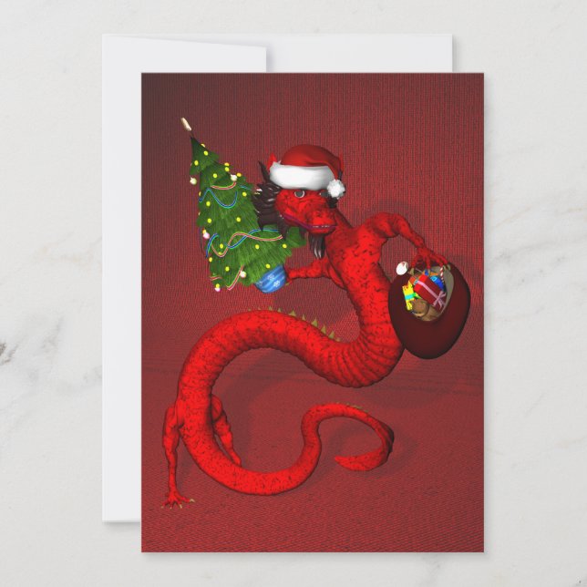 Red Dragon Inbjudningar (Framsida)