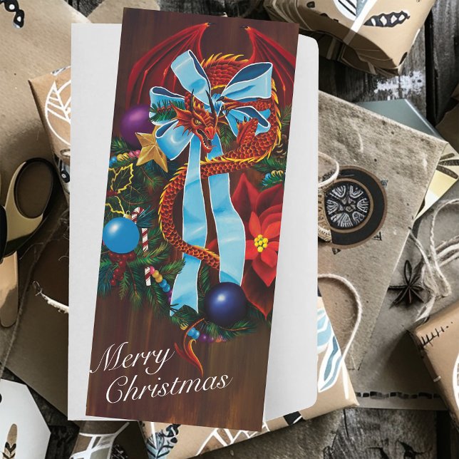 Red Dragon-julen Julkort (Skapare uppladdad)