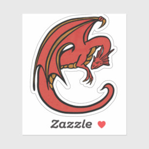 Red Dragon Klistermärken