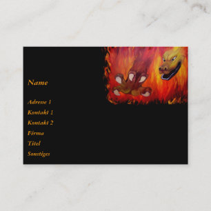 Red Dragon klo Visitkort