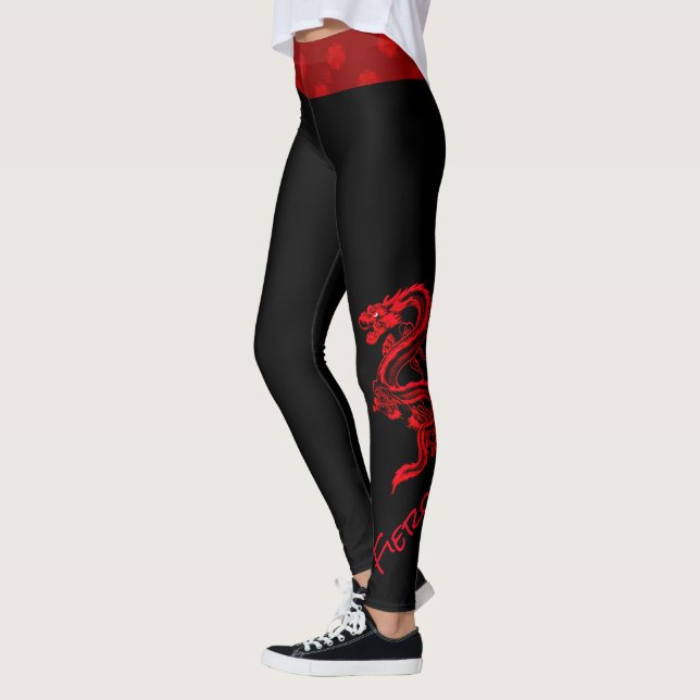 Red Dragon Leggings (Vänster)