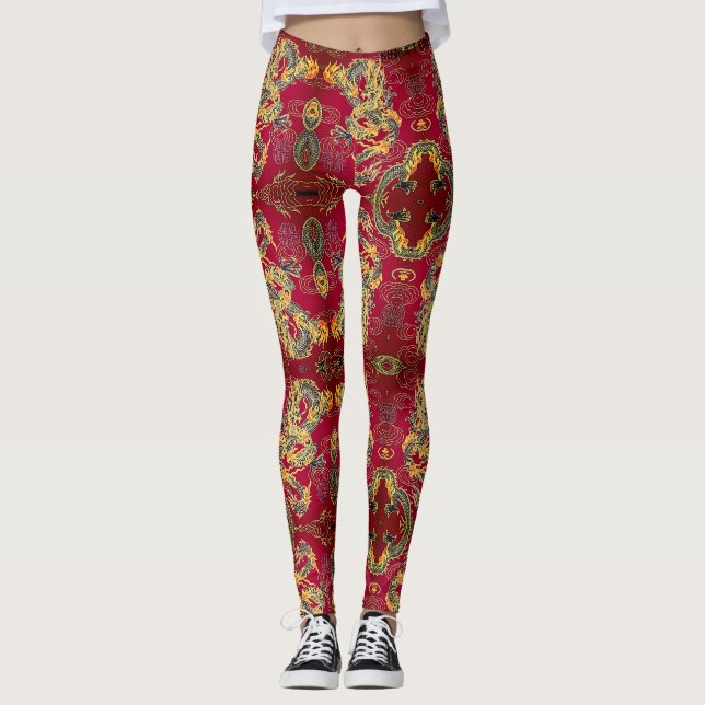 Red Dragon Leggings (Framsida)