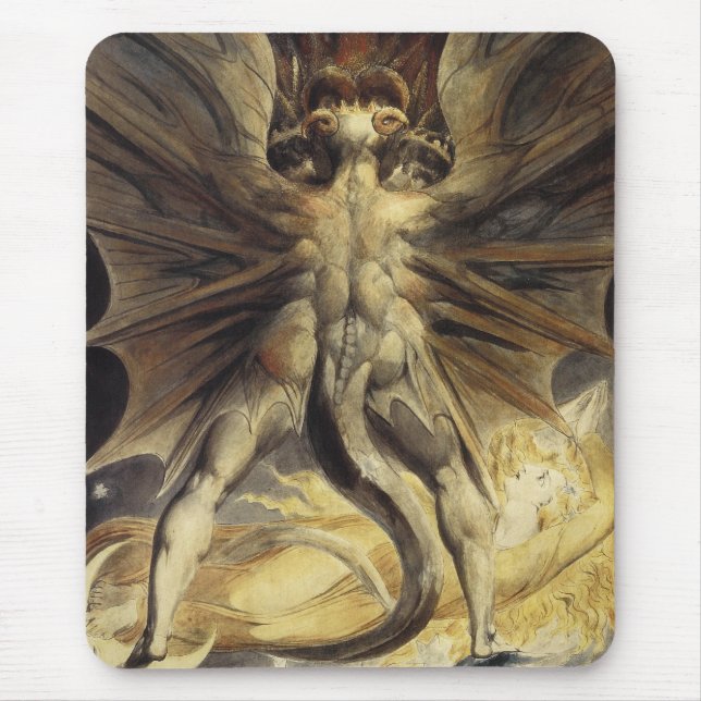 Red Dragon mousepad Musmatta (Framsidan)