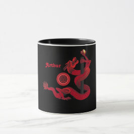 Red Dragon Mugg