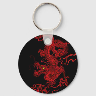 Red Dragon Nyckelring