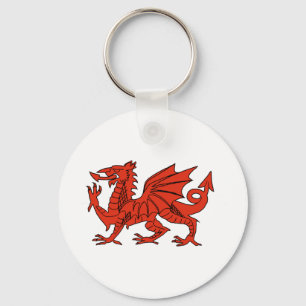 Red Dragon Nyckelring