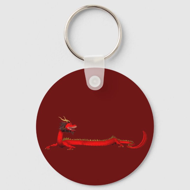 Red Dragon Nyckelring (Framsida)