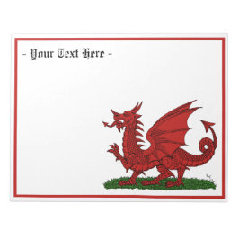 Red Dragon of Wales Anteckningsblock