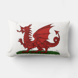 Red Dragon of Wales Lumbarkudde