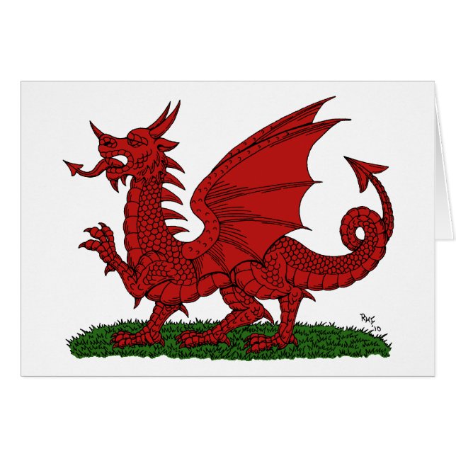 Red Dragon of Wales OBS Kort (Framsidan Horizontal)
