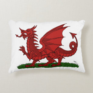 Red Dragon of Wales Prydnadskudde