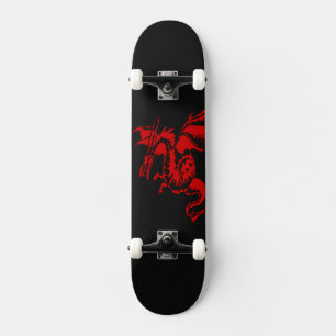 Red Dragon Old School Skateboard Bräda 18 Cm