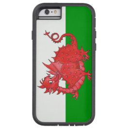 Red Dragon on Grönt and White iPhone 6 Xtreme Fodr