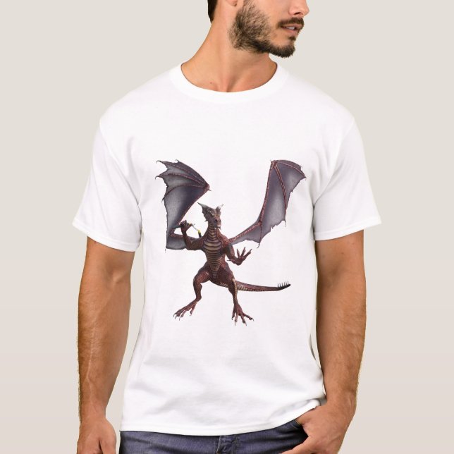 Red Dragon Redo T Shirt (Framsida)