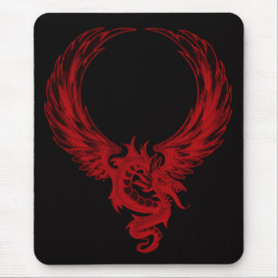 Red Dragon Ryuu Mouse Pad Musmatta