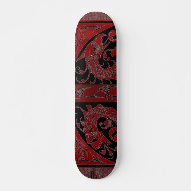 Red Dragon Skateboard Bräda 19,5 Cm (Framsida)