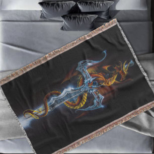 Red Dragon Sword Fantasy Filt
