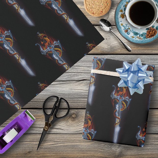 Red Dragon Sword Ro Presentpapper (Skapare uppladdad)