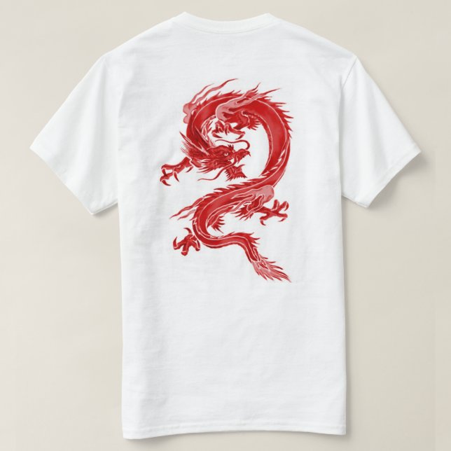Red Dragon T Shirt (Design baksida)