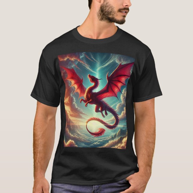 Red Dragon T Shirt (Framsida)