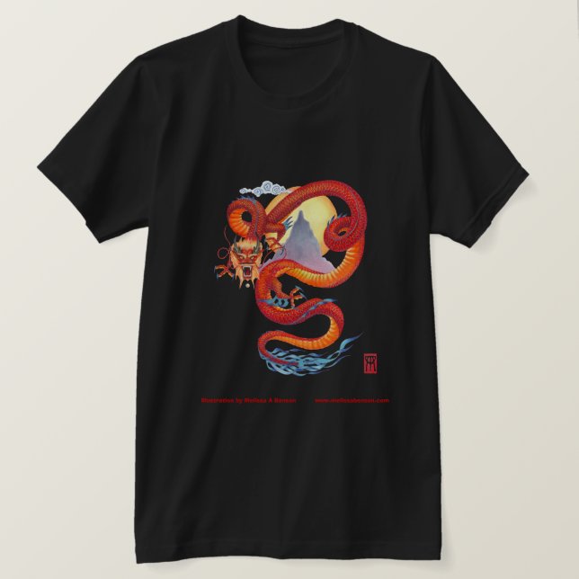 Red Dragon T Tröja (Design framsida)