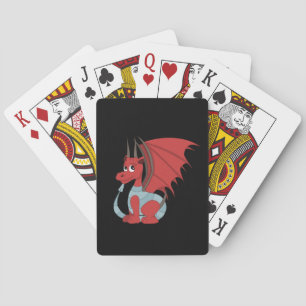 Red Dragon Tecknad Casinokort
