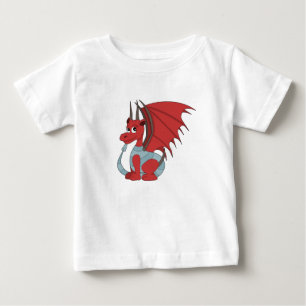 Red Dragon Tecknad T Shirt