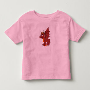 Red Dragon Tecknad T Shirt