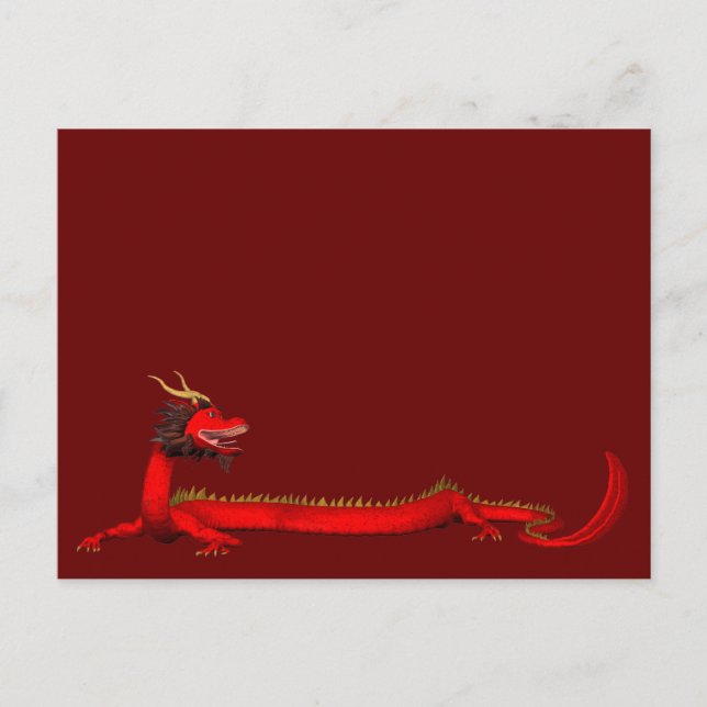 Red Dragon Vykort (Framsida)