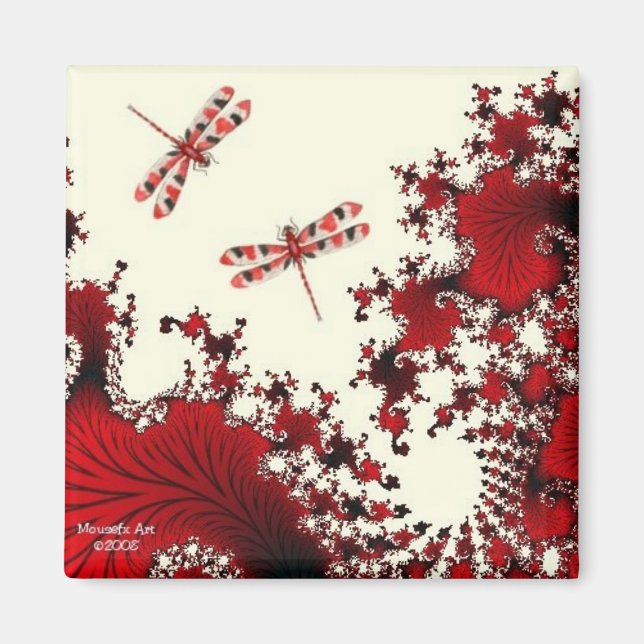 Red Dragonfly Magnet (Framsidan)