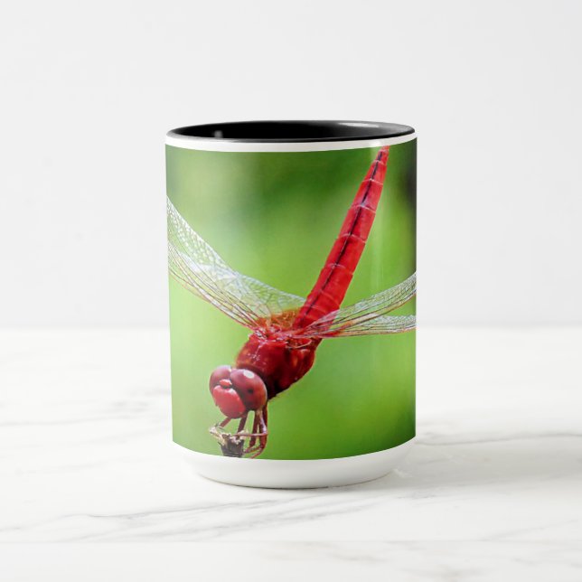 Red Dragonfly Mugg (Center)