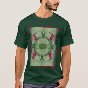 Red Dragonfly på Dogwood Fruit Abstrakt T Shirt