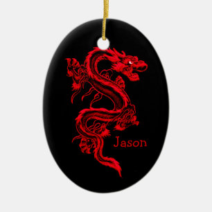 Red draon Ornament