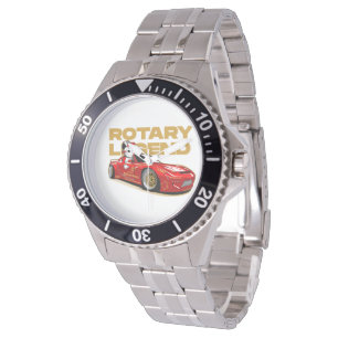 RED DRIFT TÄVLA ROTARY LEGEND ANIME STIL ARMBANDSUR