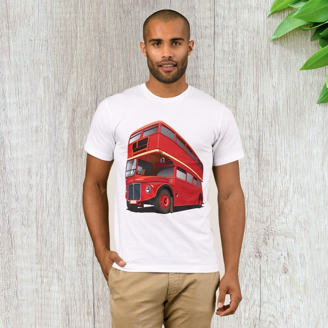 Red Dubbla Decker Buss Manar T-Shirt (Skapare uppladdad)