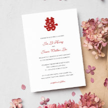 RED Dubbla Happy Kinesisk calligrafi asian