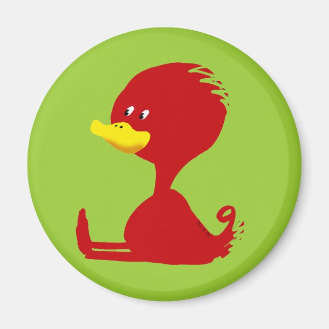 Red ducky magnet (Framsidan)