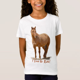 Red Dun Horse, Horse-älskare Equine Animal T-shirt