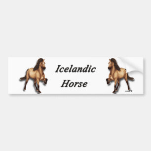 Red Dun Islands Horse Bildekal
