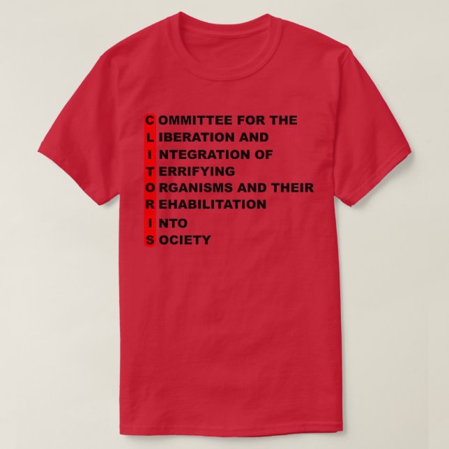 Red Dwarf CLITORIS  T Shirt (Design framsida)