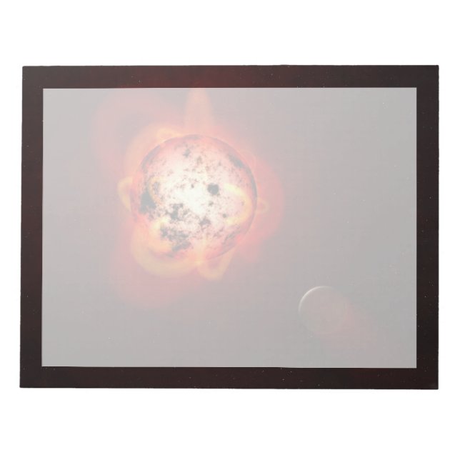 Red Dwarf-stjärna som beställts av en hypotetisk e Anteckningsblock (Framsida)